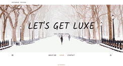 Desktop Screenshot of letsgetluxe.com